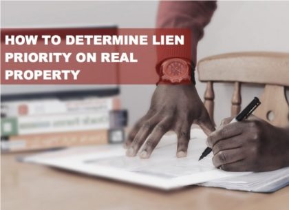 Determine-Lien-on-Property