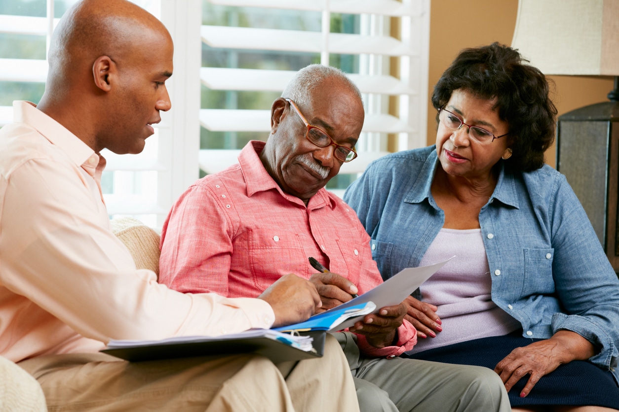 REAL ESTATE INVESTMENT TRUST ADVISOR TALKING TO CLIENTS