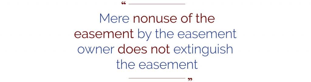 How to Extinguish an Easement
