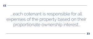 Tenants in Common Rights and Liabilities