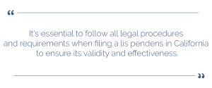 What is the Purpose of a Lis Pendens?