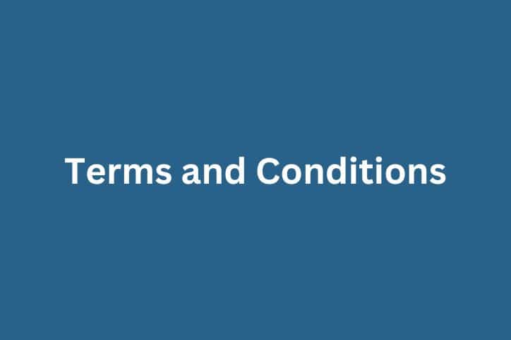 Terms and Conditions