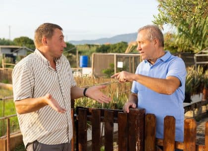 Easement Problems causing argument between two neighbors
