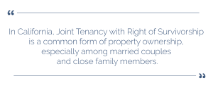 What is Joint Tenancy with Right of Survivorship?